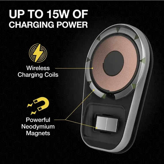 Scosche MagicMount™ Pro Charge5. Uchwyt magnetyczny, indukcyjny dedykowany do Samsung S22 +