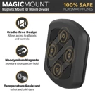 Scosche MagicMount™ CD montowany w slot CD kompatybilny z MagSafe i płytką metalową Scosche MAGICPLATE