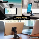 Scosche MagicMount™ Dash/Window. Uchwyt magnetyczny do montażu na szybie / desce auta / w biurze z płytką mocującą do Mi Note 10 PRO