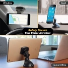 Scosche MagicMount™ Dash/Window. Uchwyt magnetyczny do montażu na szybie / desce auta / w biurze z płytką mocującą do Xiaomi 13 Pro